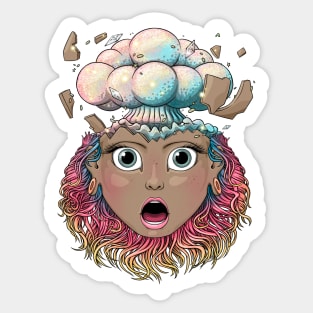 Reva Prisma exploding face emoji Sticker